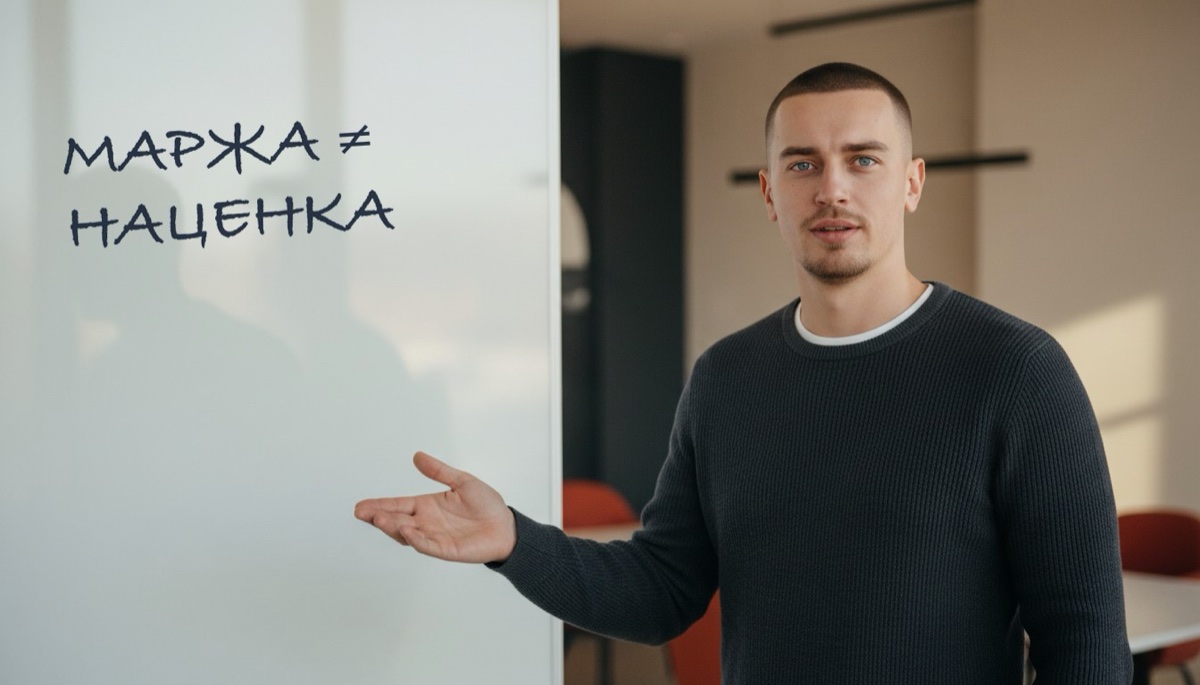 Максим Юдин, маркетолог-экономист, у доски «Маржа ≠ наценка» — как считать маржинальность Максим Юдин, маркетолог-экономист, у доски «Маржа ≠ наценка» — как считать маржинальность